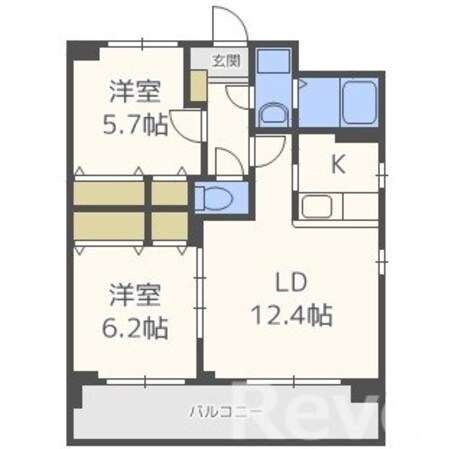 柚須駅 徒歩4分 2階の物件間取画像